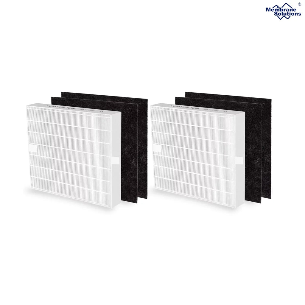 Membrane Solutions AP-1512HH Filter, Part# 3304899, matching with Coway Air Purifiers with Carbon Pre Filters, 2 Pack
