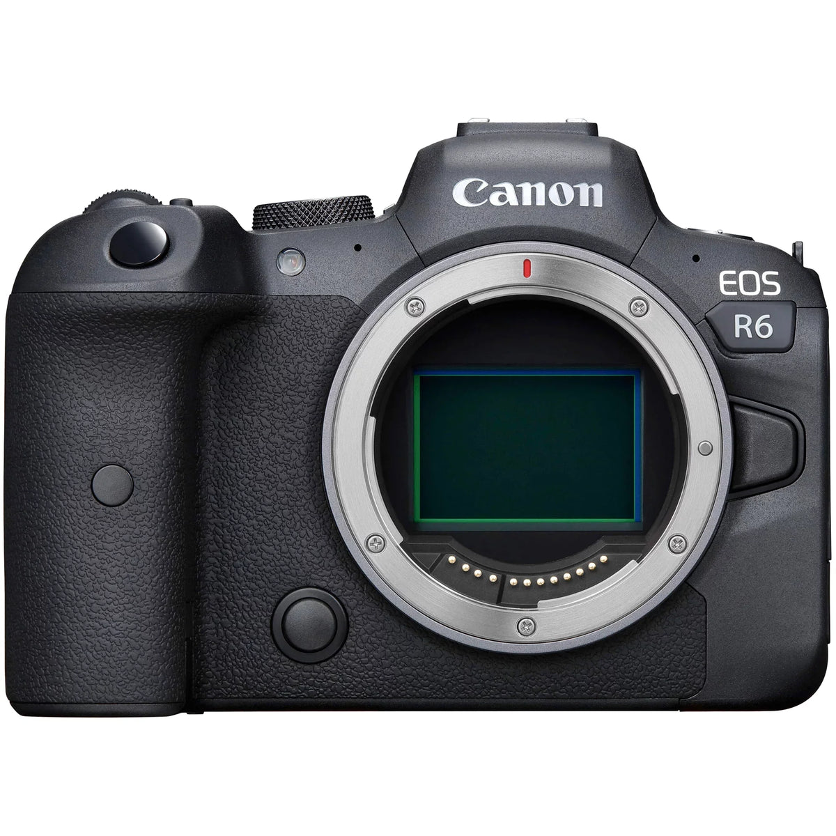 EOS R6 Mirrorless Digital Camera (Body Only) with Mount Adapter + Microphone + 2 Pack SanDisk 128GB + Case + ZeeTech Accessory