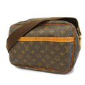 Pre-Owned Louis Vuitton Shoulder Bag Monogram Reporter PM M45254 Brown Ladies (Good)
