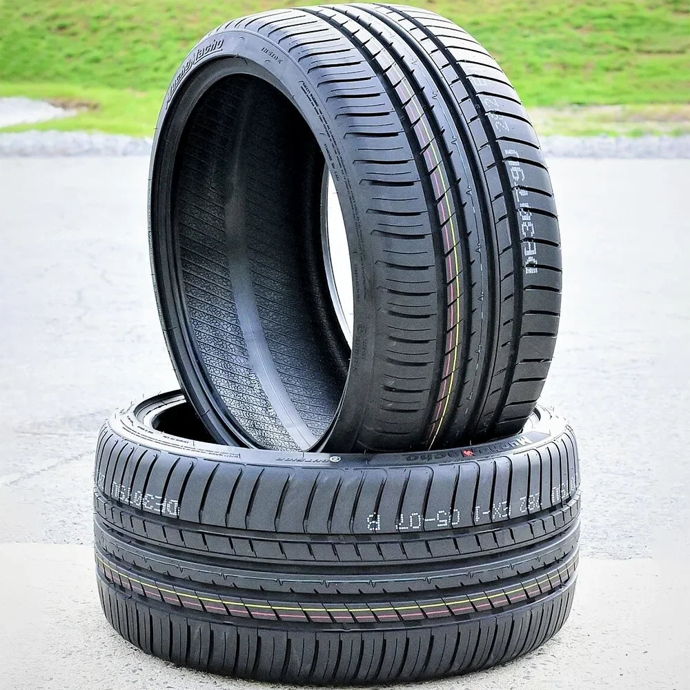 Pair of 2 (TWO) Cosmo MuchoMacho 235/35ZR19 235/35R19 91Y XL All Season Performance Tires Fits: 2018-23 Honda Civic Sport Touring, 2016-18  Focus RS