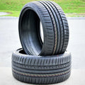 Pair of 2 (TWO) Cosmo MuchoMacho 235/35ZR19 235/35R19 91Y XL All Season Performance Tires Fits: 2018-23 Honda Civic Sport Touring, 2016-18  Focus RS