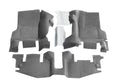 BedRug by RealTruck BTTJ97F Jeep Bedtred 97-06 TJ/LJ Front 3Pc Flr Kit (W Cntr Cnsl) - Ht Shlds matching with select: 1997-2005 Jeep Wrangler / TJ, 2006 Jeep Wrangler / TJ X