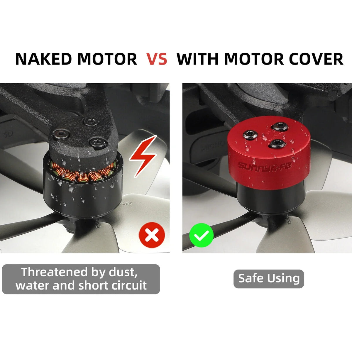 4Pcs Aluminum Motor wrap Protective Accessories for DJI Avata Drone Protection
