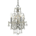 4 Light Mini Chandelier-Swarovski Spectra Crystal Type-Polished Chrome Finish Bailey Street Home 49-Bel-1626904