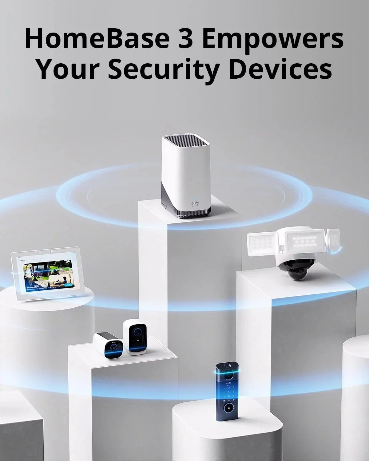eufy Security Indoor Cam S350 with HomeBase 3, Dual Cameras, 4K UHD Resolution Security Camera with 8× Zoom and 360° PTZ, Human/Pet AI, Dual-Band Wi-Fi 6