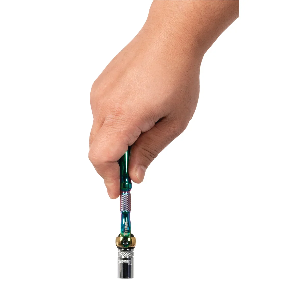 Drive Titanium Swivel Head Micro Ratchet. Titan 1/4 in