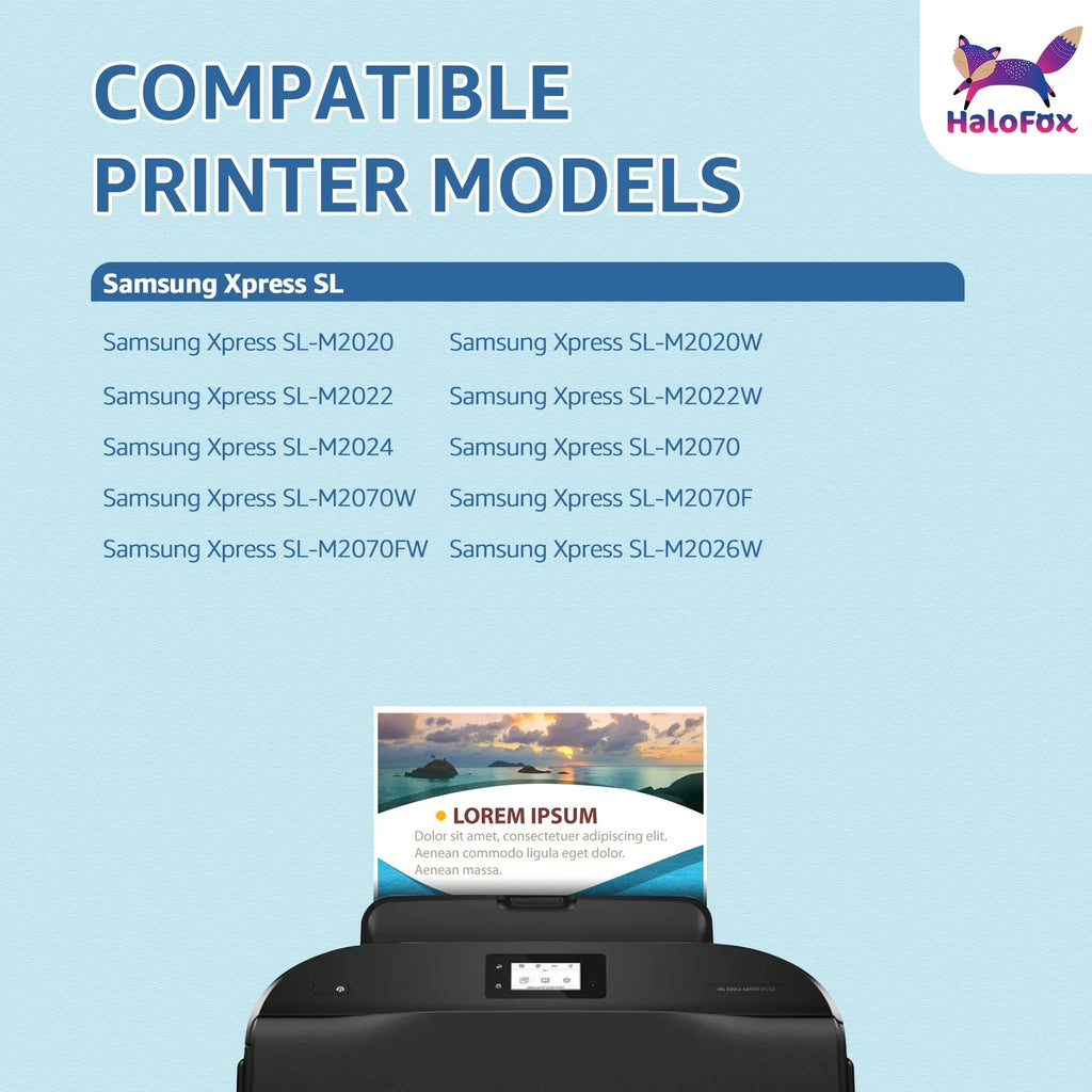 MLT111S MLT-D111S MLTD111S D111S Toner Cartridge for  MLT111S MLT-D111S MLTD111S D111S, Use with  Xpress M2020W, M2070FW, M2070W Laser Printers (2 Black)