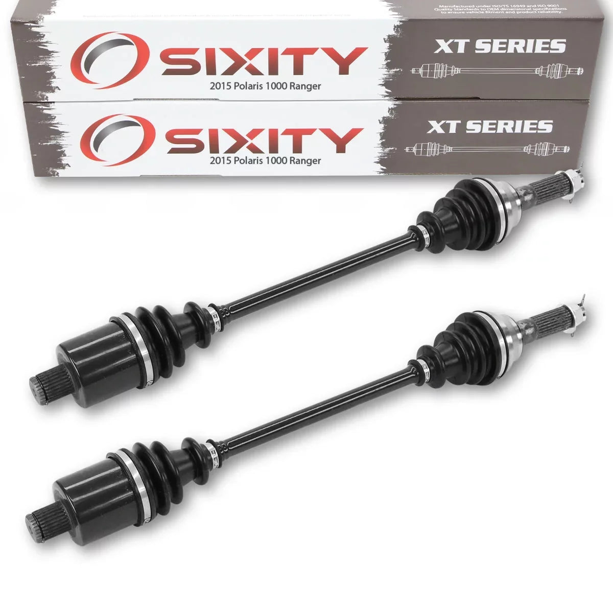 2 pc Sixity XT Rear Left Right Axle suitable with Polaris Ranger 1000 2015 - R15RTAD1AA EA DIESEL 4X4