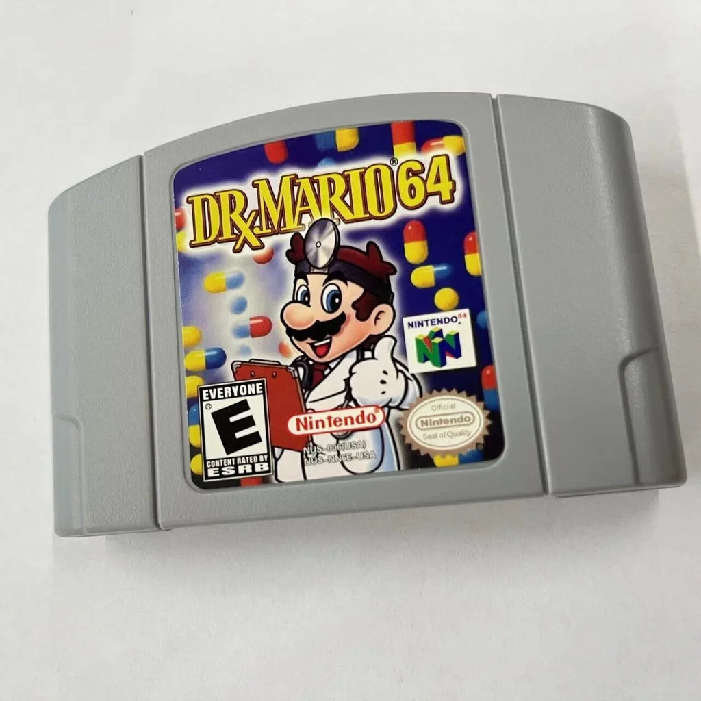 version -. Mario 64 Video Game Cassette Card for Nintendo N64 Console U.S.A. Dr