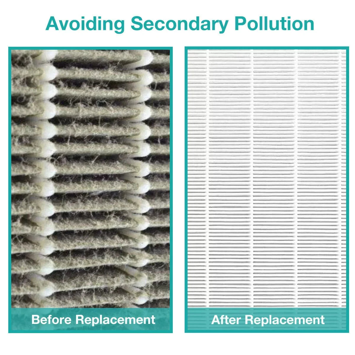 Membrane Solutions AP-1512HH Filter, Part# 3304899, matching with Coway Air Purifiers with Carbon Pre Filters, 2 Pack