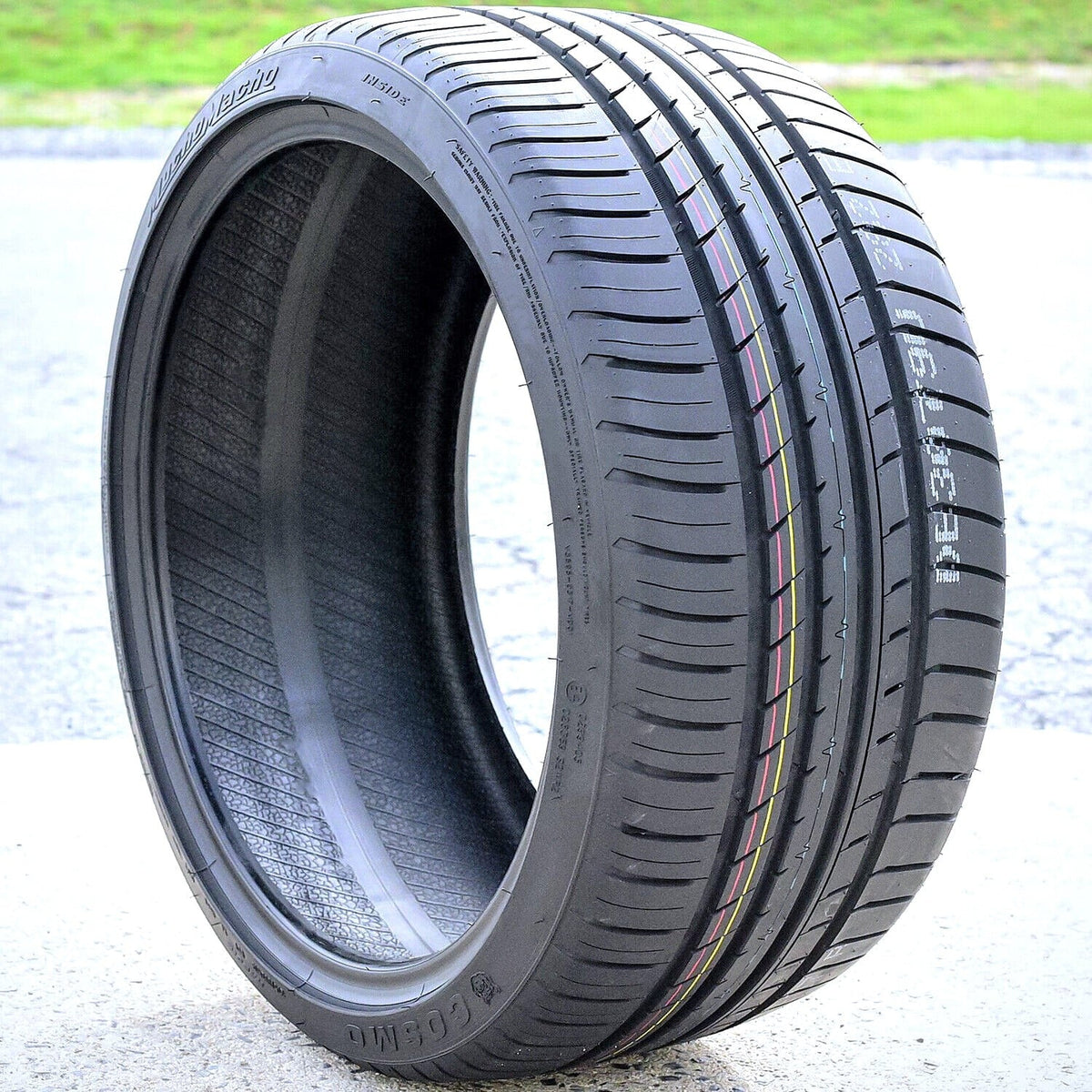 Pair of 2 (TWO) Cosmo MuchoMacho 235/35ZR19 235/35R19 91Y XL All Season Performance Tires Fits: 2018-23 Honda Civic Sport Touring, 2016-18  Focus RS