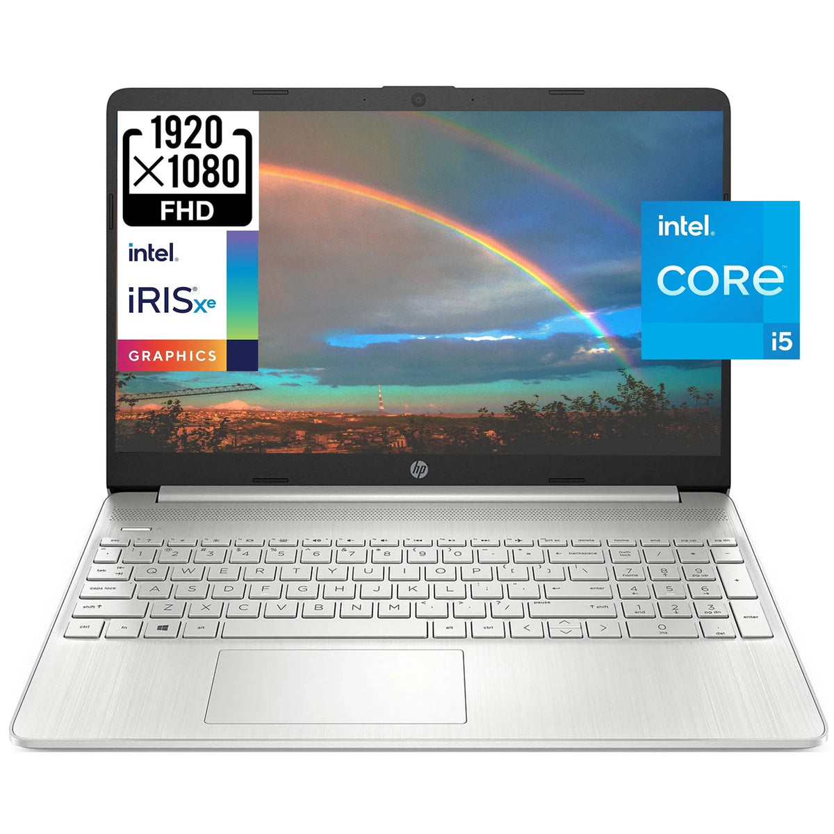 15 15.6" Full HD Business Laptop Computer,  4-core i5-1135G7, 16GB RAM, 512GB PCIe SSD, Iris Xe Graphic, Wi-Fi 6, BT 4.2, Natural Silver, Windows 11 Home