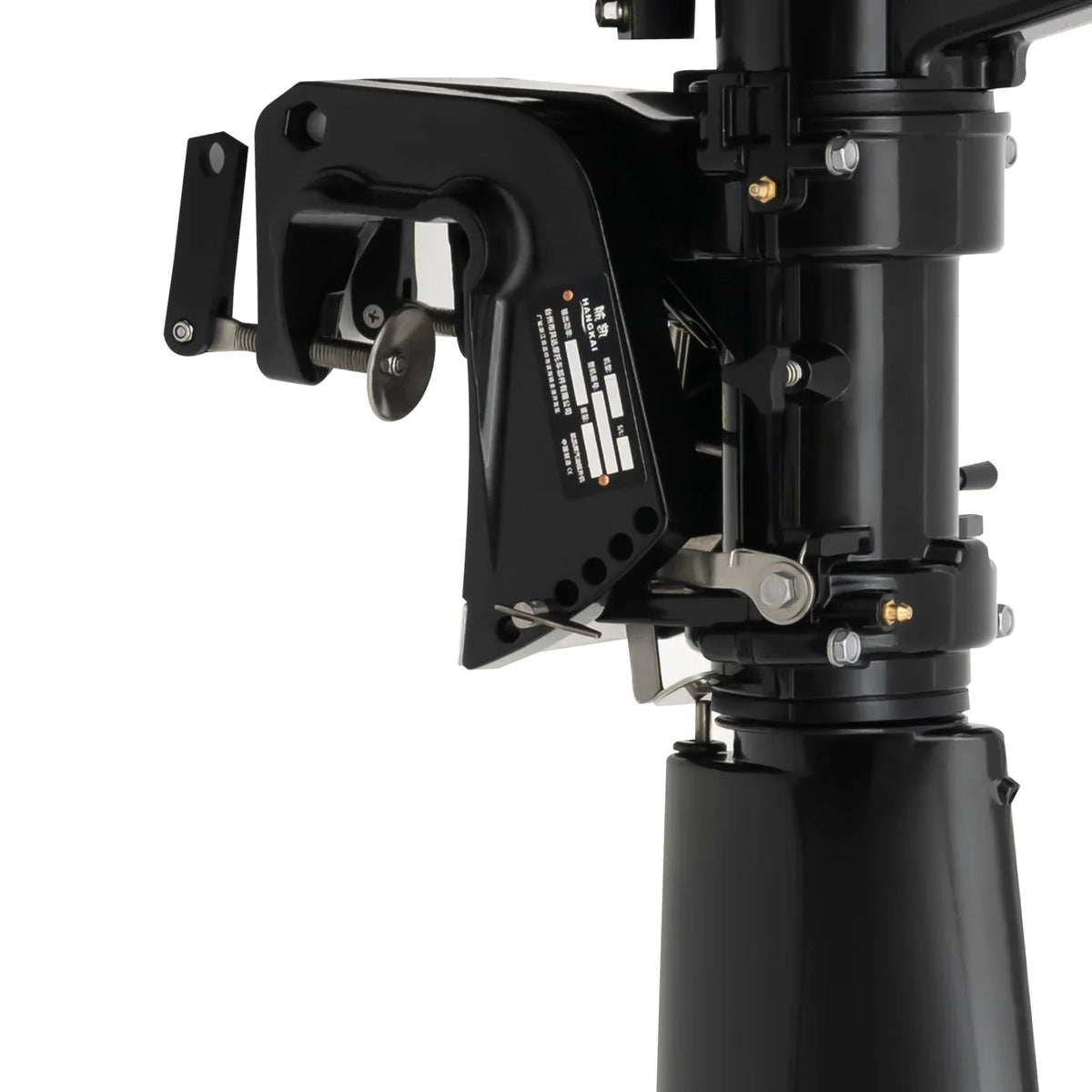 Anqidi 6.5HP 4 Stroke Outboard Motor 123CC Heavy Duty ship Engine with Single Cylinder aqua Cooling System & CDI Ignition Tiller Control Max 6000r/min