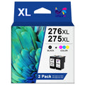 PG-275 CL-276 XL Printer Ink for  275xl and 276xl Ink Cartridges (1 Black 1 Color) matching to PIXMA TS3522 TS3520 TR4720 TR4722 Printer High Yield Combo Pack