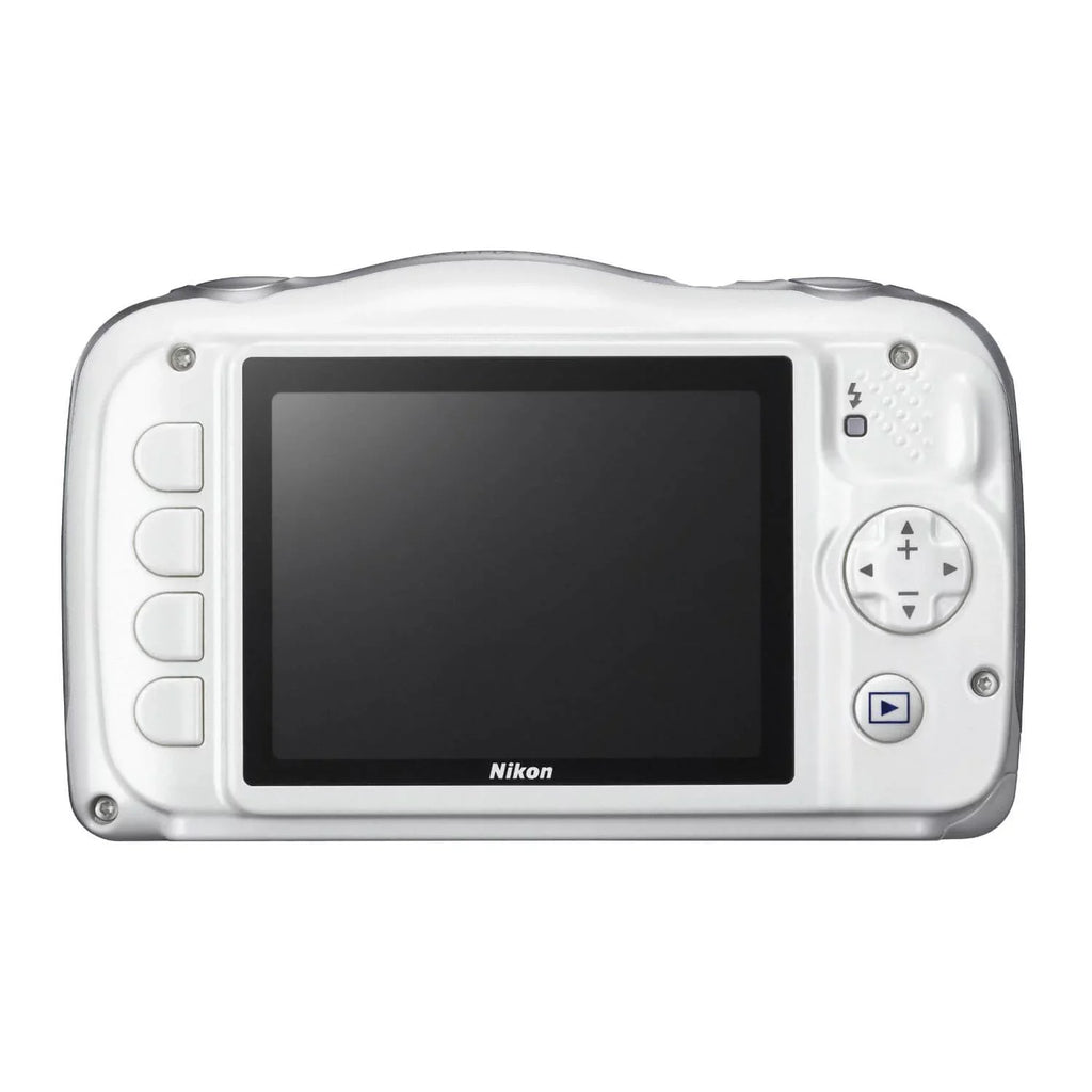 COOLPIX S33 13.2MP Waterproof Shockproof Freezeproof White Digital Camera