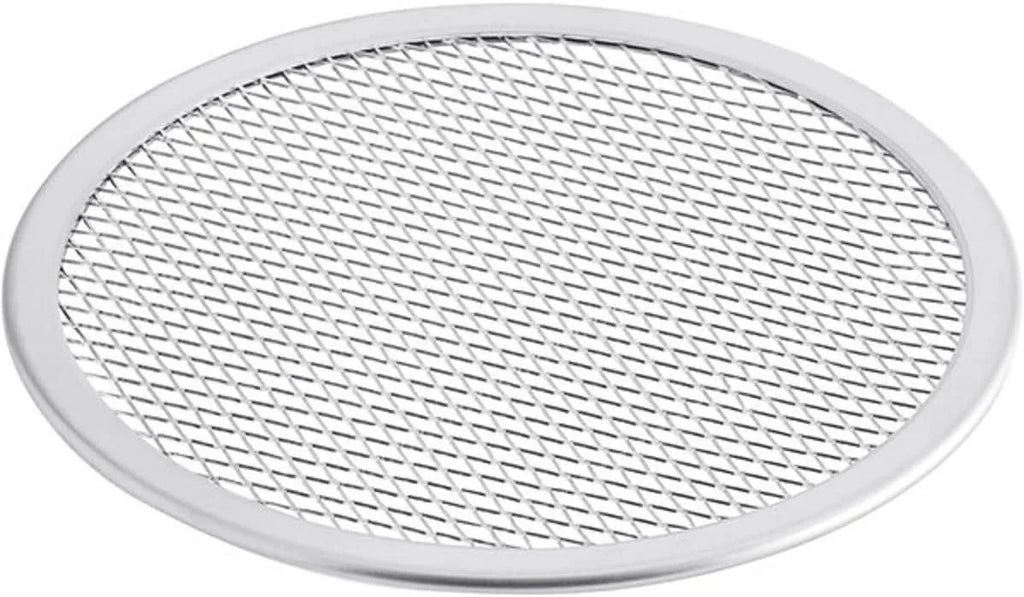 TrueCraftware- Set of 2 Aluminum 20” Pizza Baking Screen Seamless Rim- Bakeware Pizza Screen Round Pizza Pan Tray Round Baking Tray for Home Kitchen Pizzeria & Restaurants