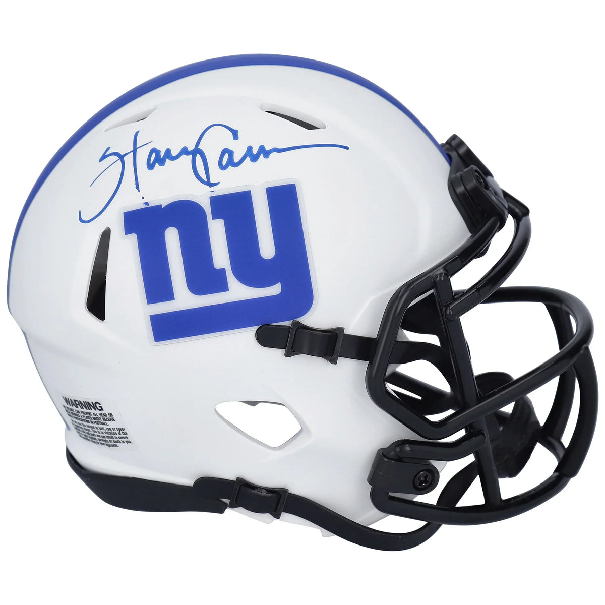 Harry Carson New York Giants Autographed Riddell Lunar Eclipse Alternate Speed Mini Helmet - Fanatics Authentic Certified