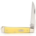 WR Case XX Pocket Knife 9220 YELLOW SYNTHETIC WHARNCLIFFE MINI TRAPPER(SS)(3107W SS)