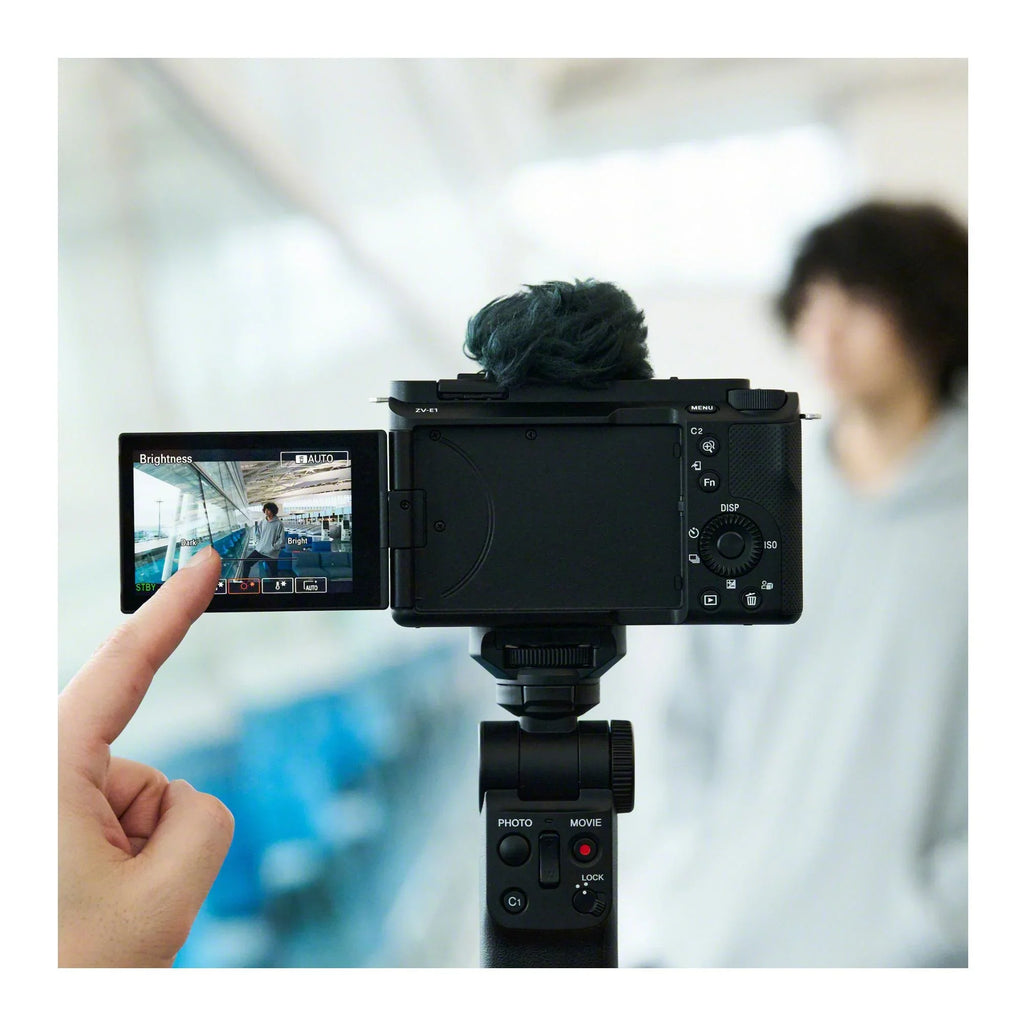Alpha ZV-E1 Mirrorless Camera with 50mm Lens (ILCZV-E1/B, Black) Bundle
