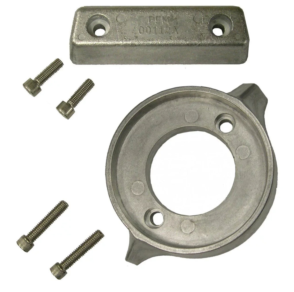 Complete Aluminum Anode Kit w/ Hardware for Volvo 290 Single Propeller Sterndrive Outdrive US Military Grade Aluminum Kit Replaces 8m6008013, 95301, CM290KITA, 12897, 20705AL