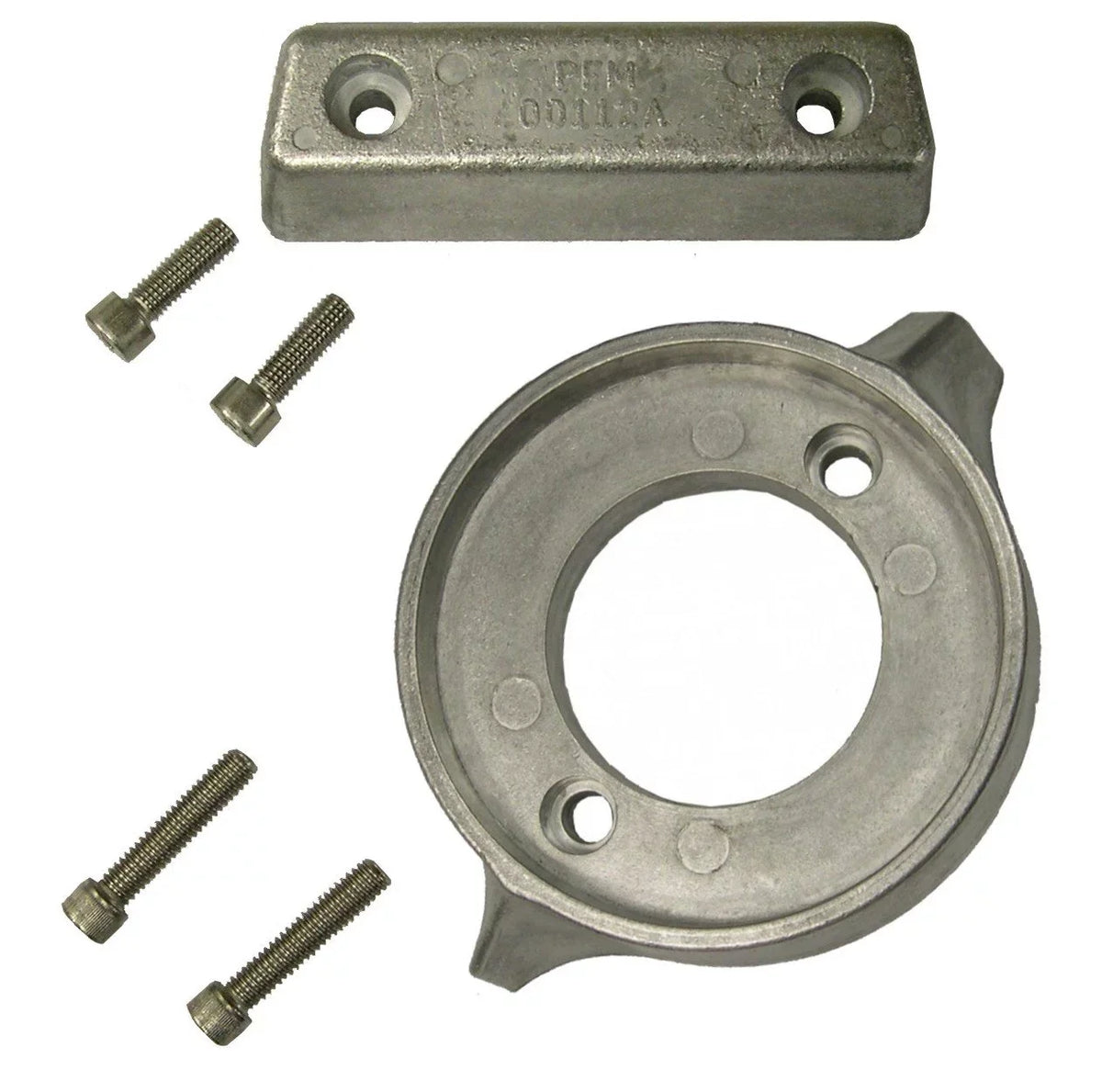 Complete Aluminum Anode Kit w/ Hardware for Volvo 290 Single Propeller Sterndrive Outdrive US Military Grade Aluminum Kit Replaces 8m6008013, 95301, CM290KITA, 12897, 20705AL