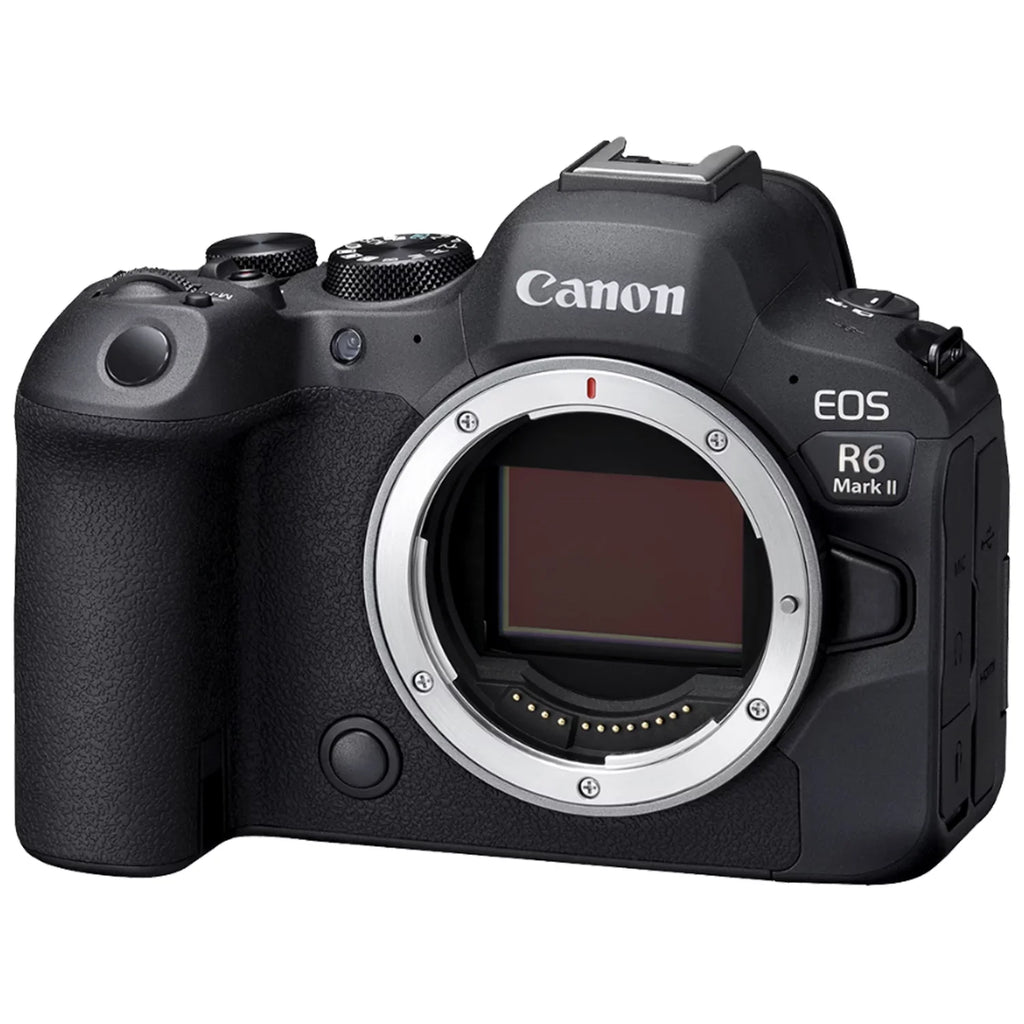 EOS R6 Mark II Mirrorless Camera (Body) with 2 Pack SanDisk 32GB Memory Card + Case + ZeeTech Accessory Bundle