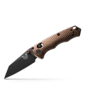 Benchmade Flat Dark Earth Billet Aluminum Handles CPM-M4 Cobalt Black Wharncliffe Blade AXIS Folding Knife - BM-290BK-1