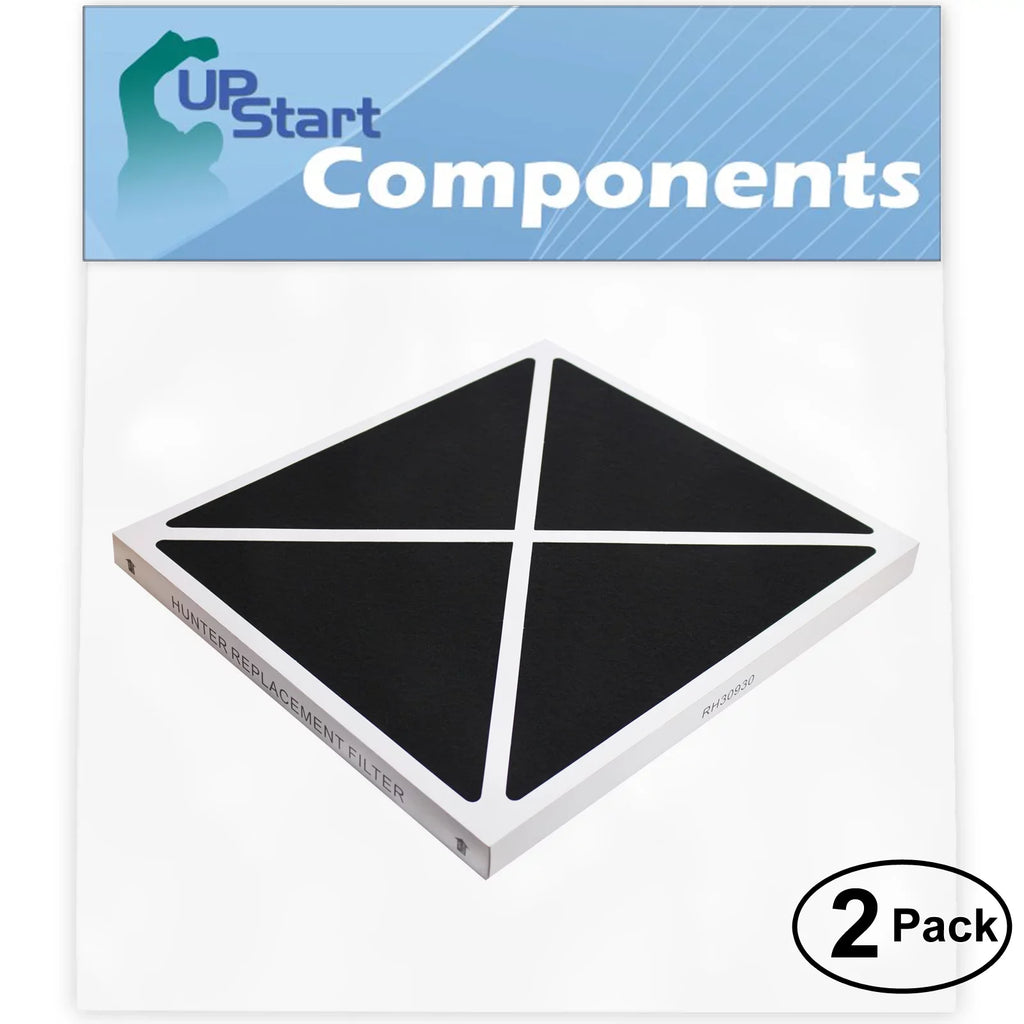 2-Pack Replacement for Hunter HR30374 Air Purifier Filter - matching with Hunter 30930 Air Filter