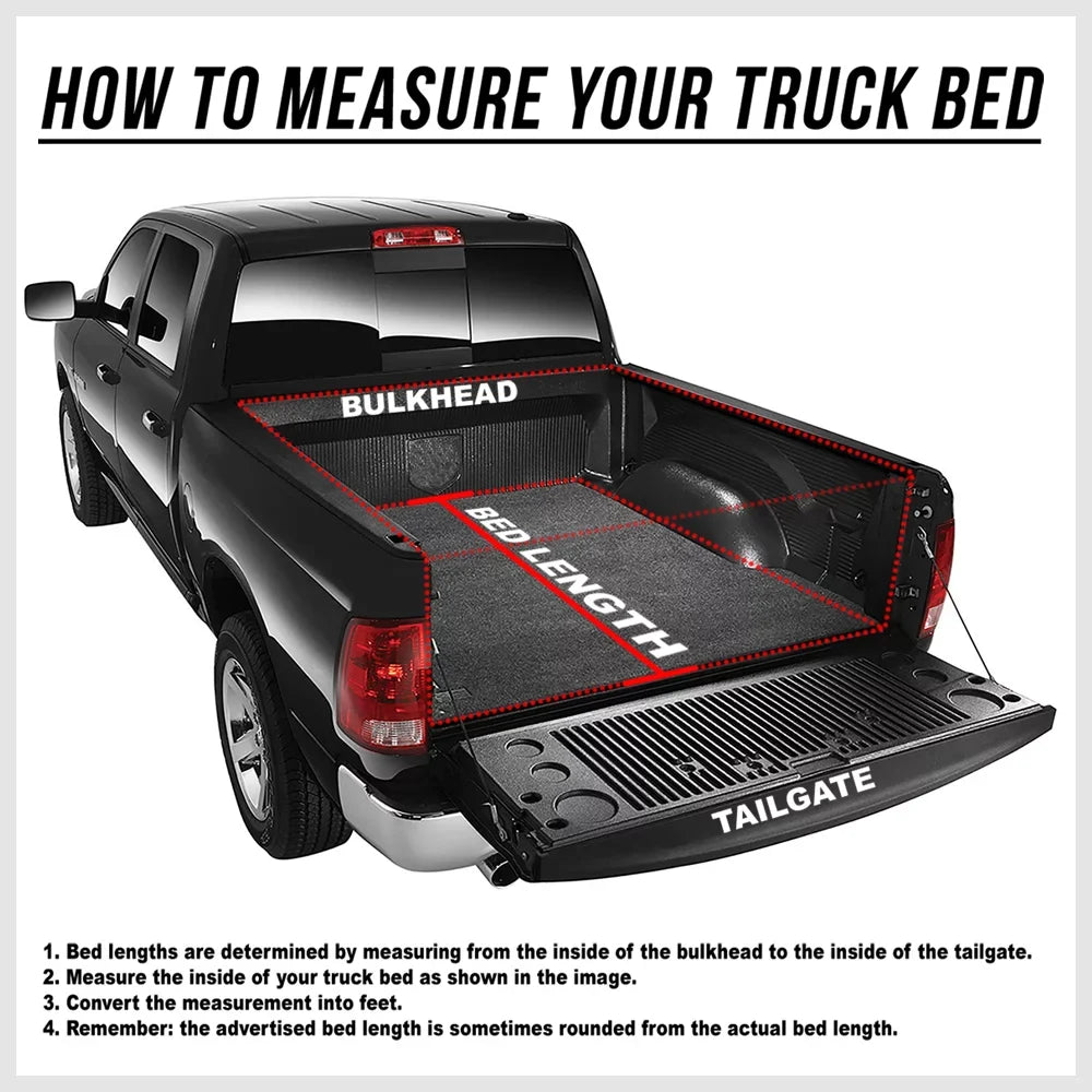 Short Bed Tonneau shield 6.5Ft Soft Tri-Fold Fleetside for 02-09 Ram 1500/2500 Fits select: 2006-2008 DODGE RAM 1500, 2003-2009 DODGE RAM 2500