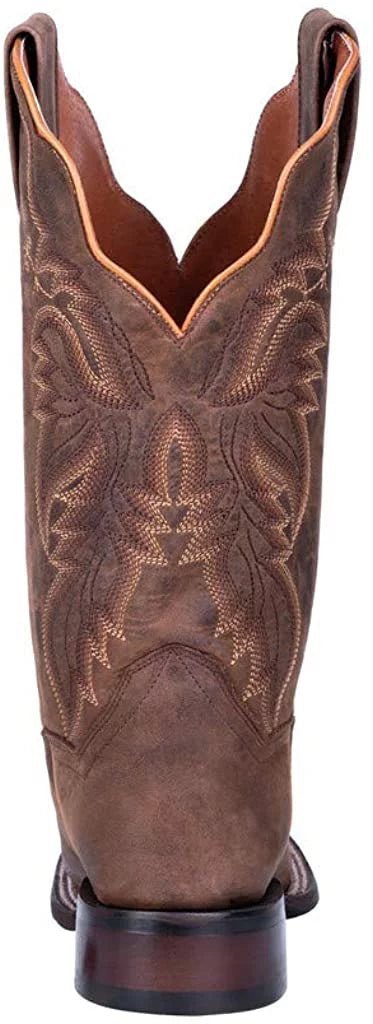 Dan Post Womens Western Boot Wide Square Toe Brown 8 W