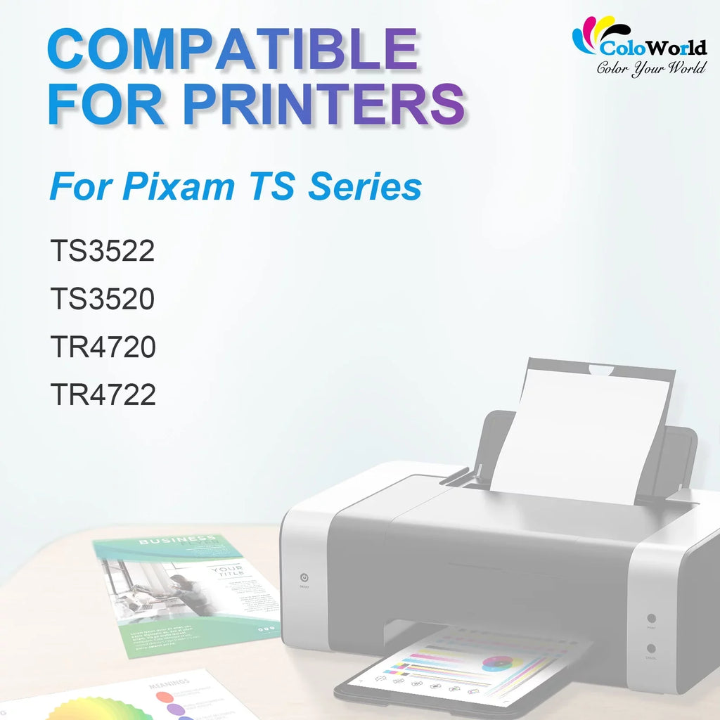 PG-275XL CL-276XL Ink Cartridge for  275 276  for  275XL 276XL Ink Fir for  Pixma TS3500 TS3520 TS3522 TR4700 TR4720 TR4722 (1 Black, 1 Tri-Color)