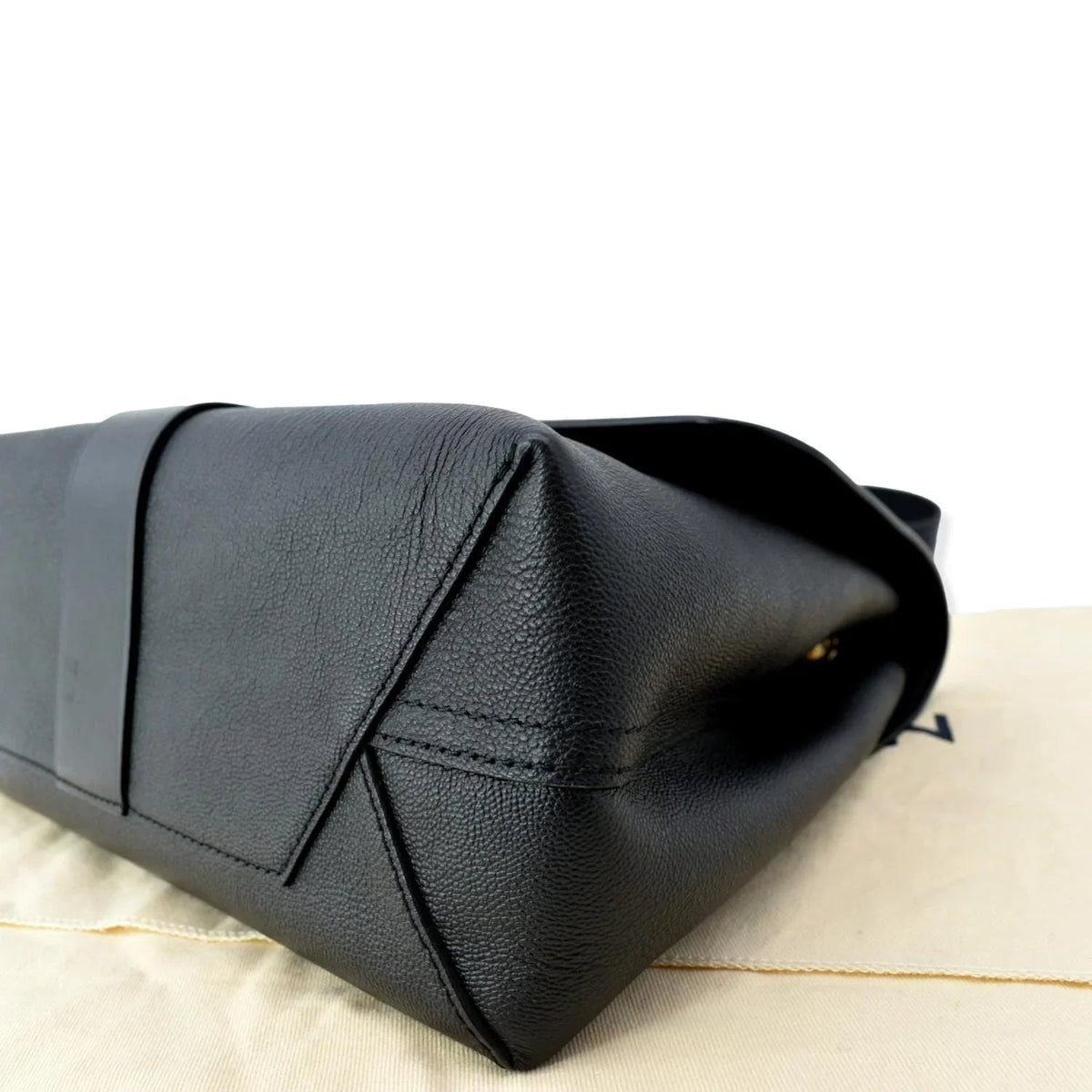 Pre-owned LOUIS VUITTON Very One Handle Monogram Leather Shoulder Bag Black