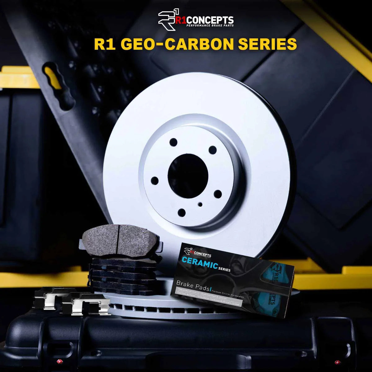 R1 Concepts Wdwh1 76007 R1 Concepts Brake Rotor Carbon Coated With Ceramic Pads Fits select: 1999-2003 LEXUS RX
