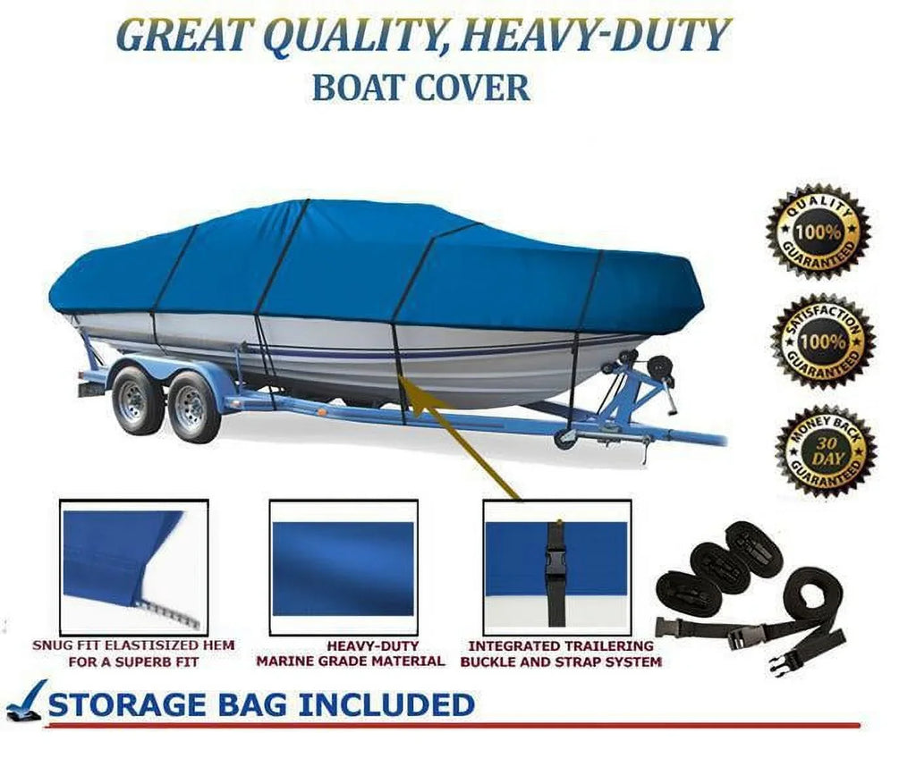 BLUE, outstanding premium vessel shield appropriate for Lund 16 Tyee Rebel Special 1990