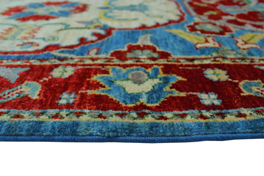 Blue/Red Runner, 2'10" x 9'10". Aria Melba Lt