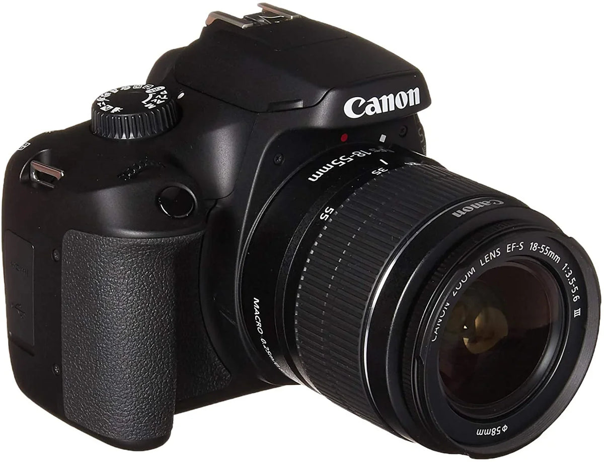 EOS 4000D Kit [18-55 III] DSLR Camera, Wi-Fi Enabled, International Version - Black