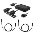 Kenwood STZ-RF200WD Motorsports HD Dash Cam with GPS and Rear-View Camera with 2 Kenwood STZ-RFCC300 9ft (3m) Extensional Cables