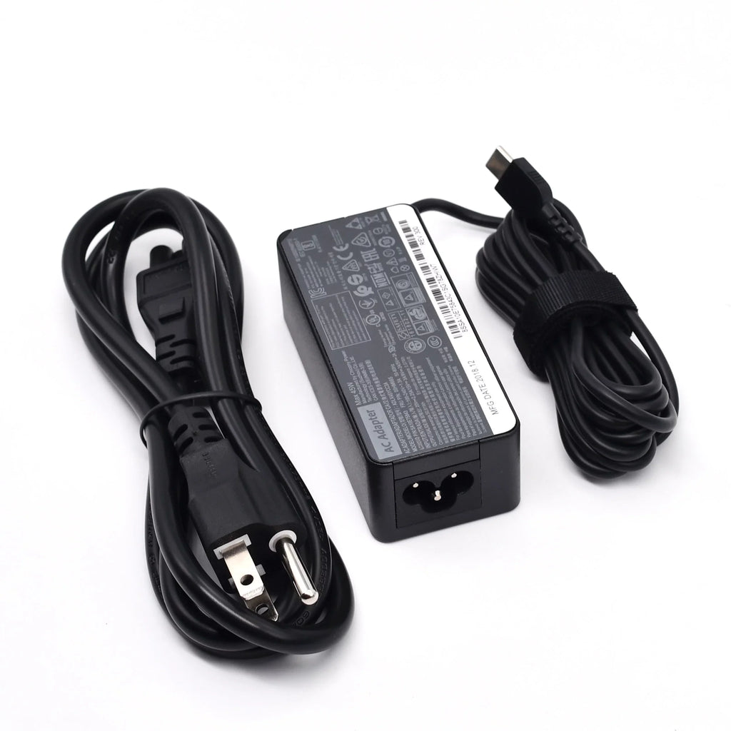 45W USB-C Adapter Charger for  Yoga 910-13IKB Glass 80VG