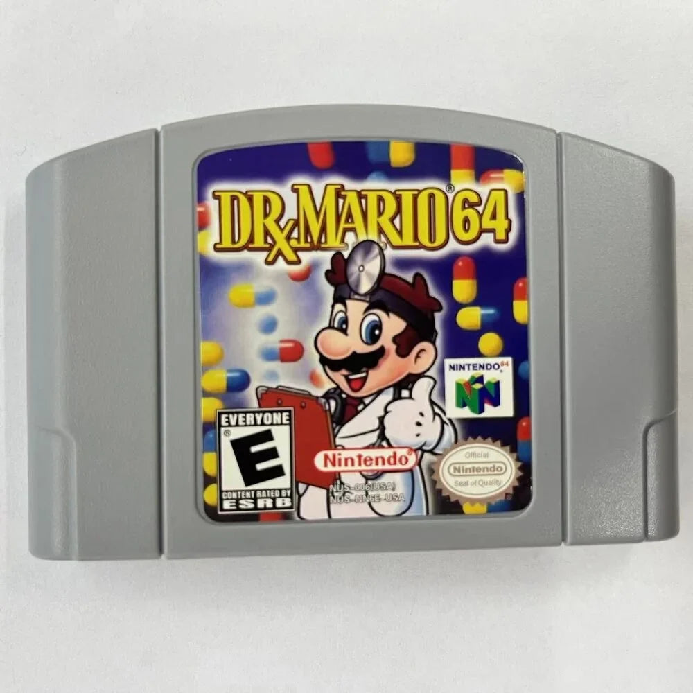 version -. Mario 64 Video Game Cassette Card for Nintendo N64 Console U.S.A. Dr