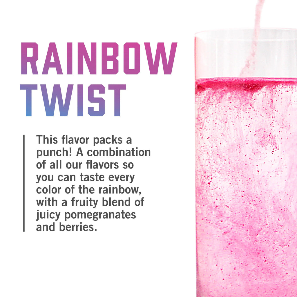 BioSteel Zero Sugar Hydration Mix, top-notch Tasting Hydration with 5 Essential Electrolytes, Rainbow Twist Flavor, 45 Servings per Tub