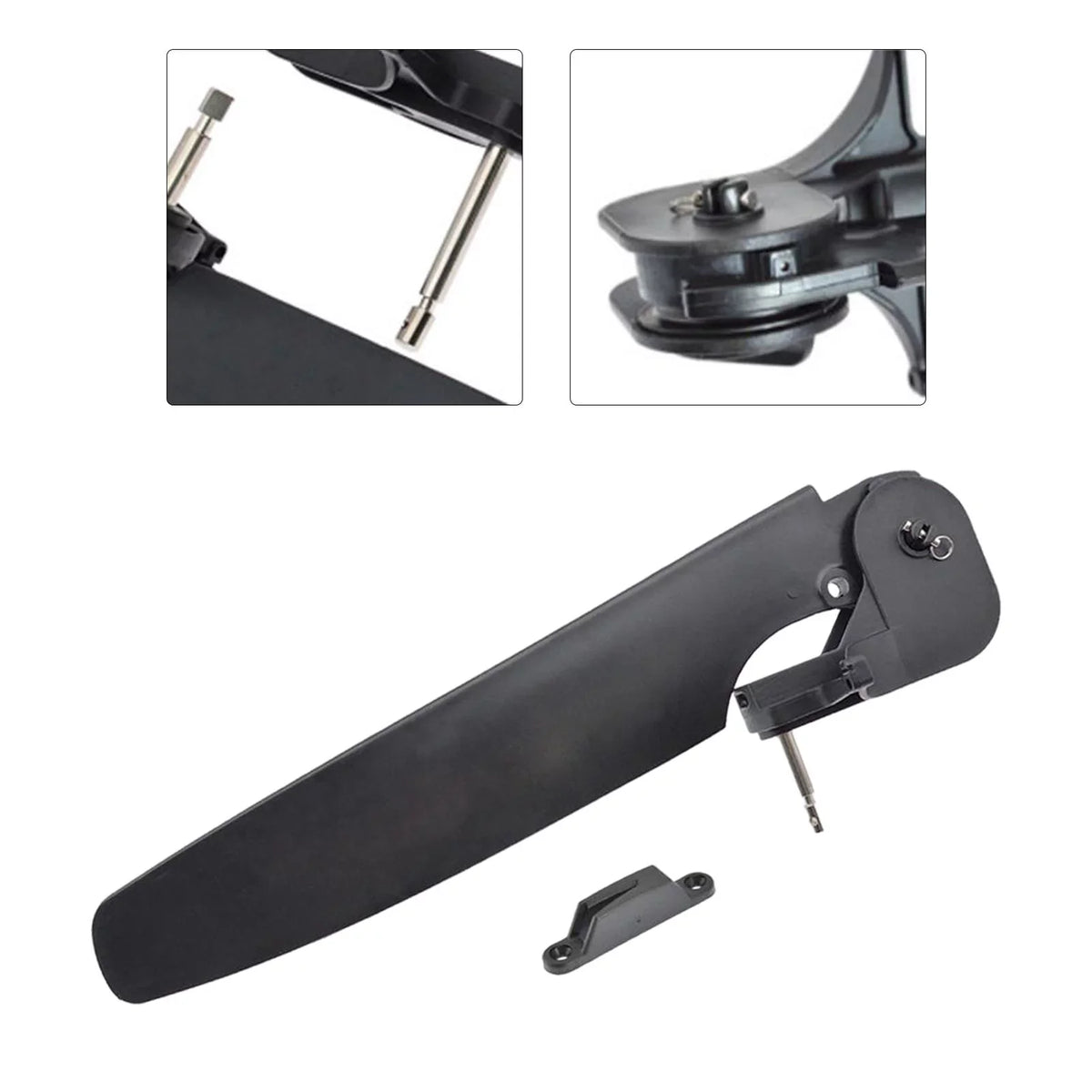 Nylon Kayak vessel Rudder Tackle Steering System Adjustable Tackle Universal Kayak Angling Fixation for Canoe Tail Fishing Sea Part 80mm pin