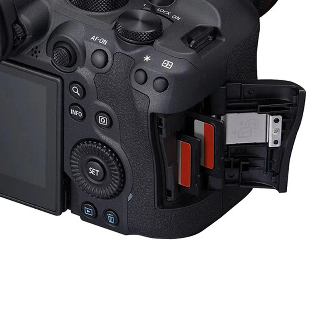 EOS R6 Mark II Mirrorless Camera (Body) with 2 Pack SanDisk 32GB Memory Card + Case + ZeeTech Accessory Bundle