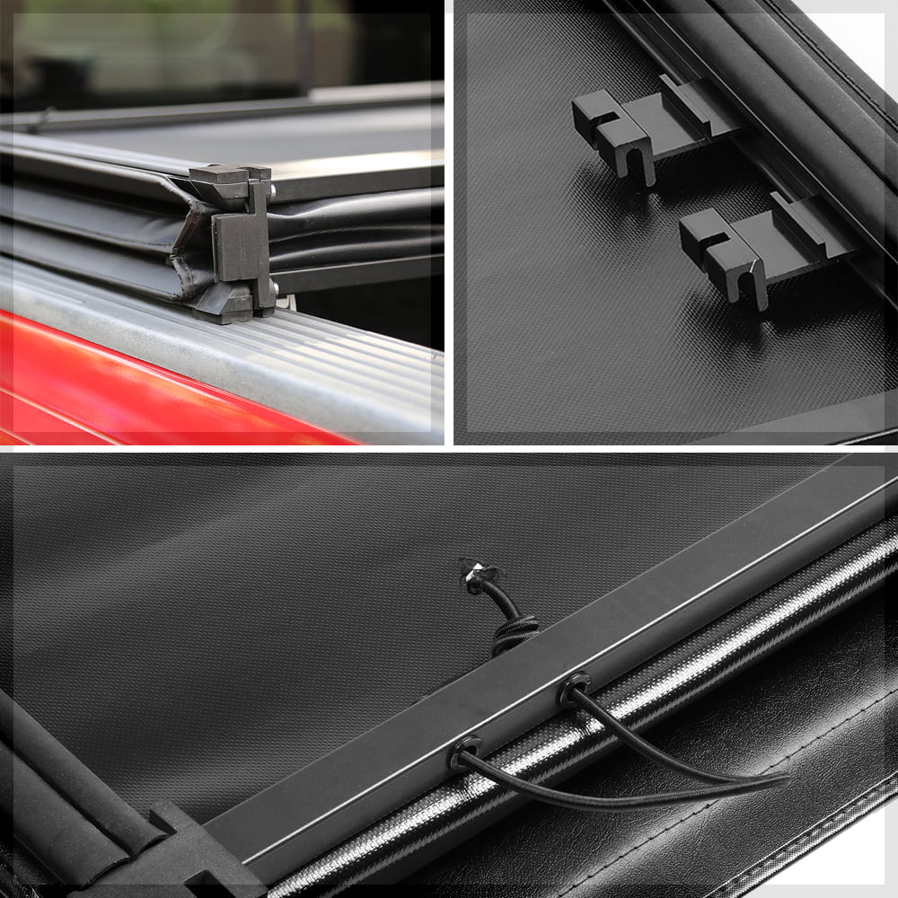 Short Bed Tonneau shield 6.5Ft Soft Tri-Fold Fleetside for 02-09 Ram 1500/2500 Fits select: 2006-2008 DODGE RAM 1500, 2003-2009 DODGE RAM 2500