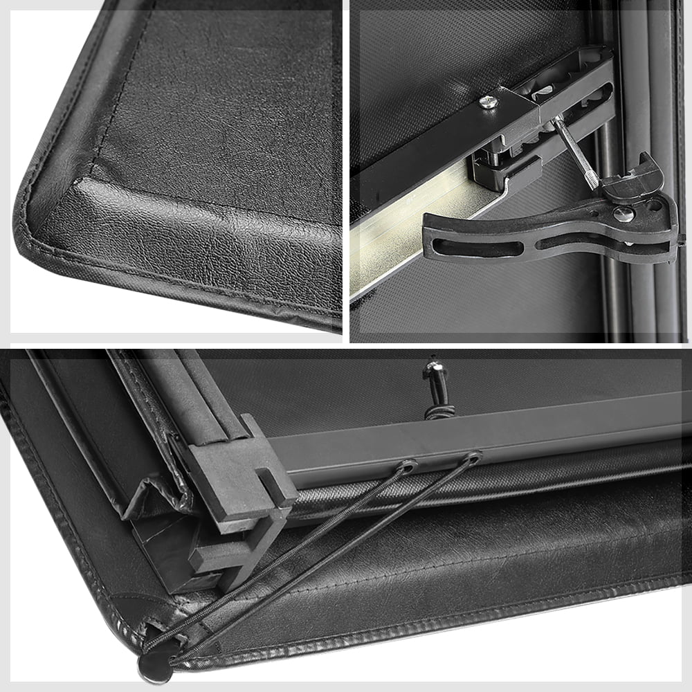 Short Bed Tonneau shield 6.5Ft Soft Tri-Fold Fleetside for 02-09 Ram 1500/2500 Fits select: 2006-2008 DODGE RAM 1500, 2003-2009 DODGE RAM 2500