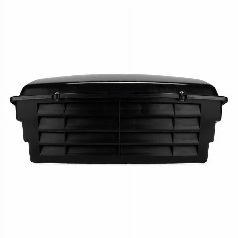 Camco Aero-Flo Roof Vent wrap, Mounts to Existing 14” x 14”  Roof Vents | Black Plastic (40711)