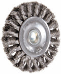 94105. Weiler Knot Wire Wheel Brush,Stem,3-1/4 In