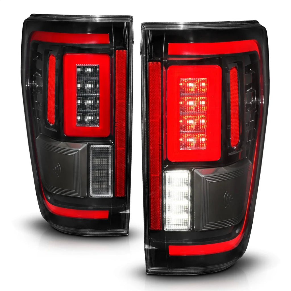 Signal w/BLIS shield - Black Housing Fits select: 2022  F150, 2021  F150 SUPER CAB. ANZO 21-23  F-150 LED Taillights Seq