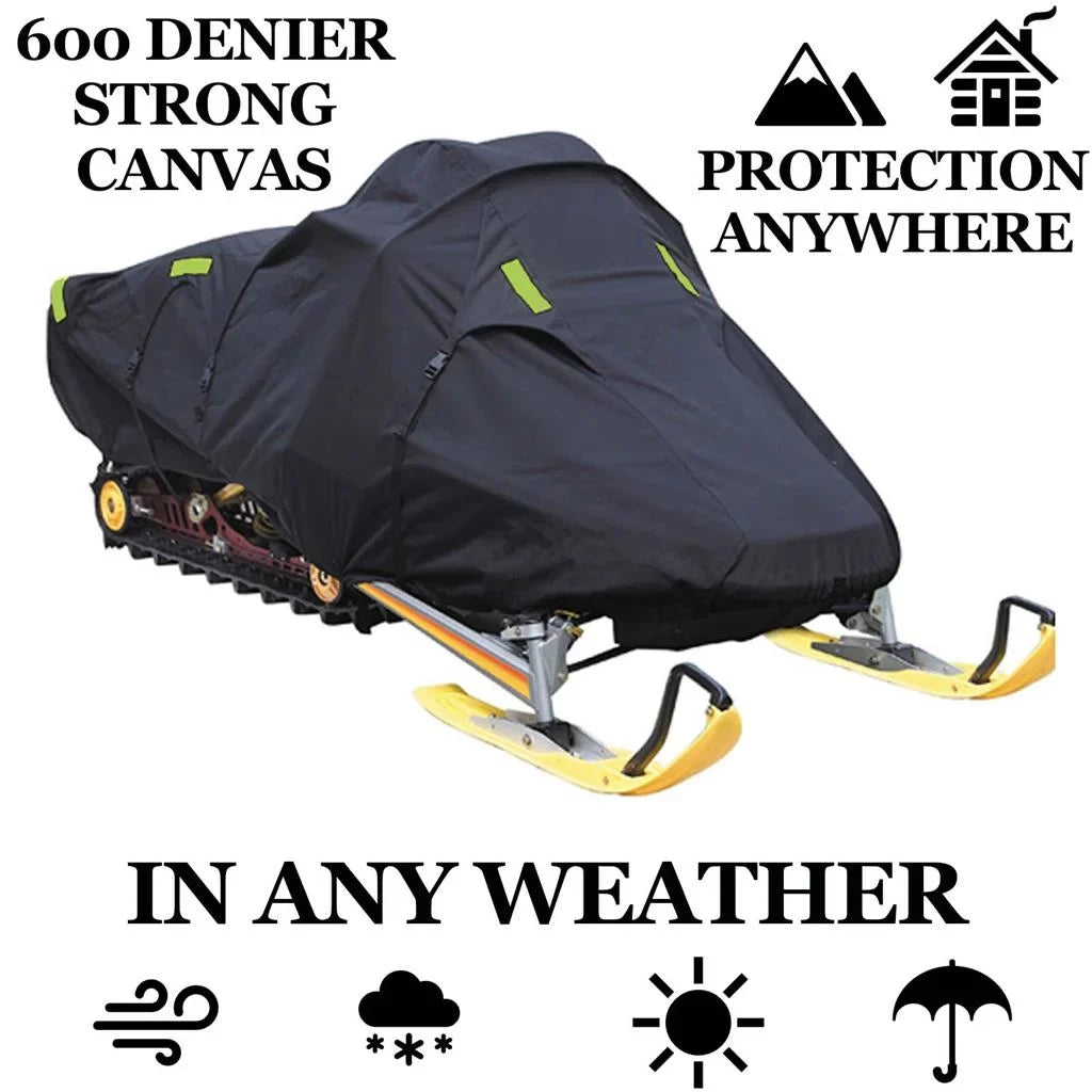 Snow shield suitable for 2007-2009 Arctic Cat snowmobile model M1000 153, Trailerable 600 Denier Snow Machine Sled Gear
