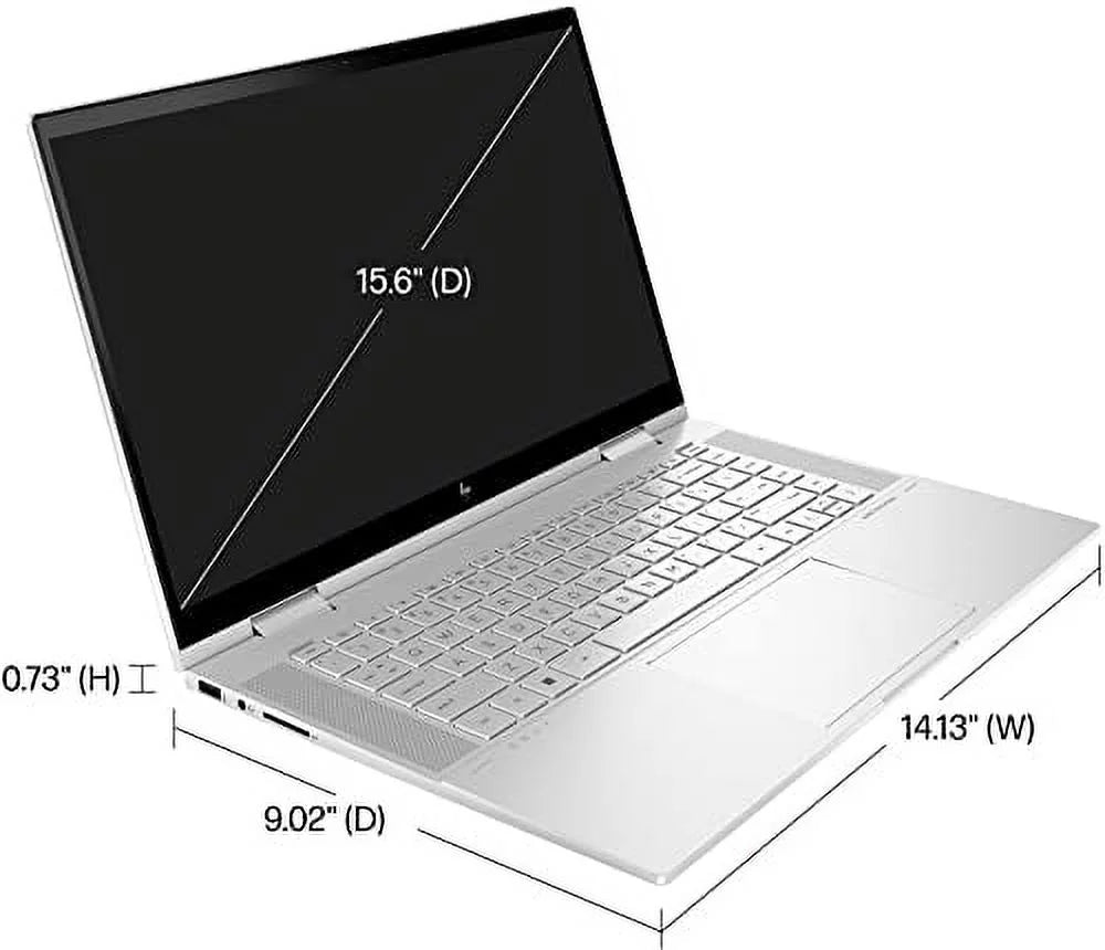 2022  Envy X360 15.6" FHD IPS Touchscreen 2-in-1 Laptop  EVO Platform i7-1255U 10-Core Iris Xe Graphics 24GB DDR4 1TB SSD Thunderbolt 4 WiFi 6E Backlit KB Windows 10 Pro w/RATZK 32GB USB