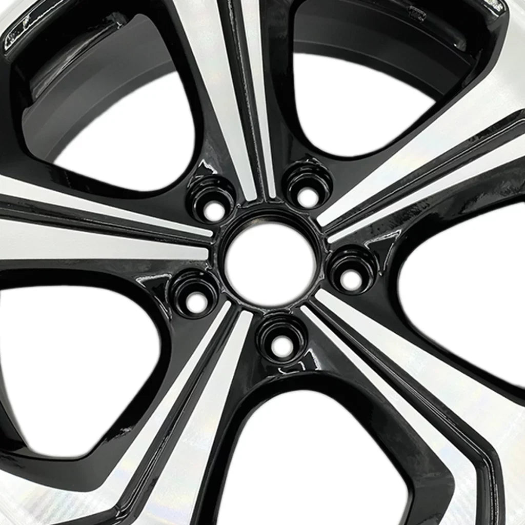 18" SET OF 4 18X7.5  Machined BLACK Wheels For 2014 2015 Honda Civic OEM high-grade Replacement Rim